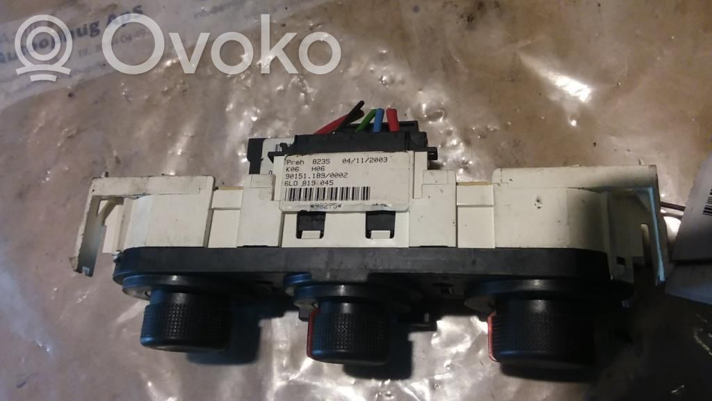 Unitate control climatizare   6L0819045