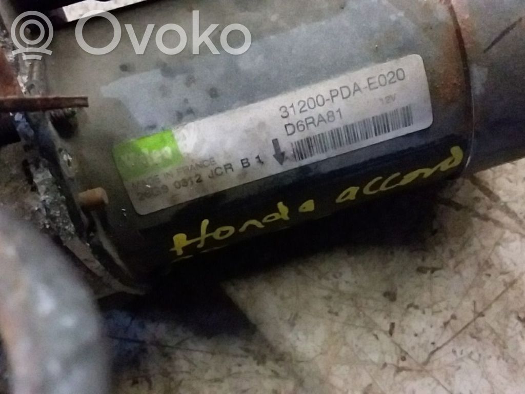 Honda Accord Motor de arranque 