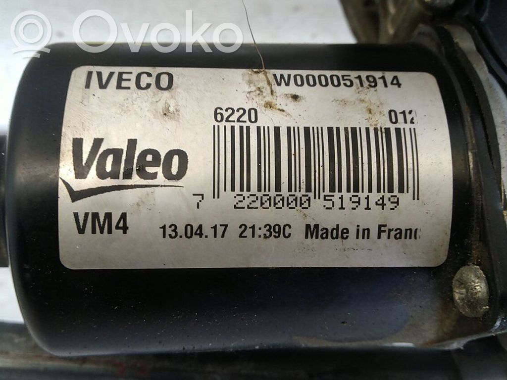 Iveco Daily 6th gen Tiranti del tergicristallo anteriore 