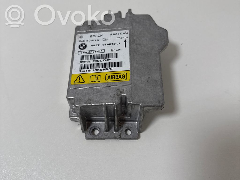 Airbag control unit/module   0285010064,07B1865H3066S,31913428001W,9134280
