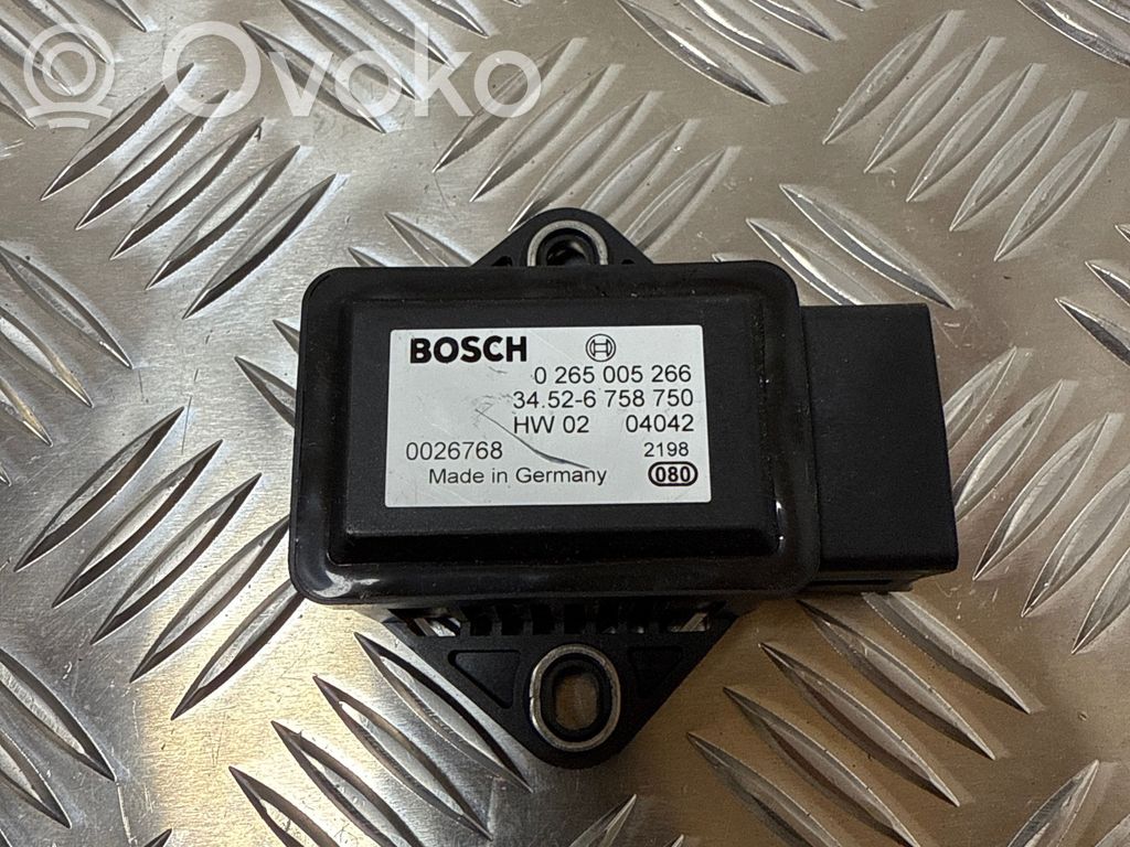 BMW 5 E60 E61 ESP acceleration yaw rate sensor 
