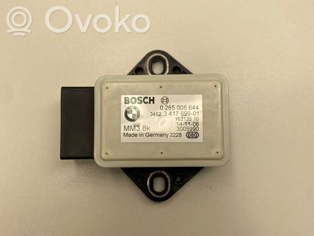 BMW X3 E83 ESP acceleration yaw rate sensor 