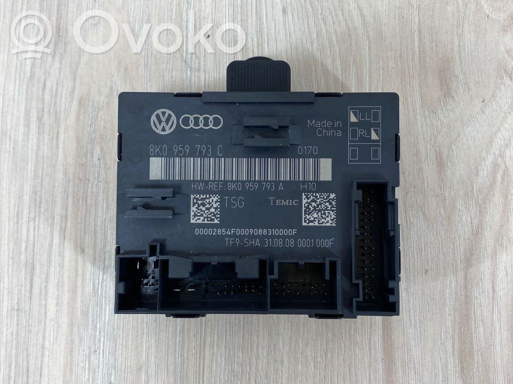 Audi A4 S4 B8 8K Door control unit/module 