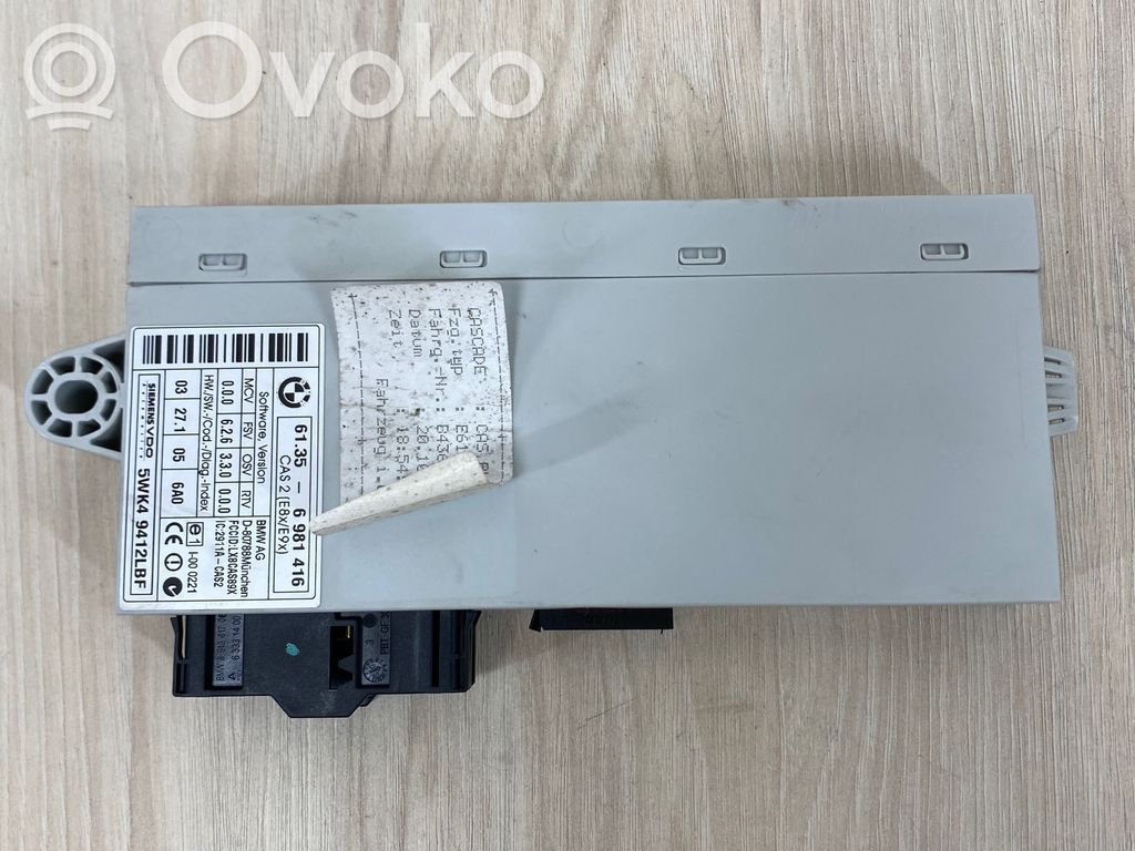BMW 5 E60 E61 CAS control unit/module 