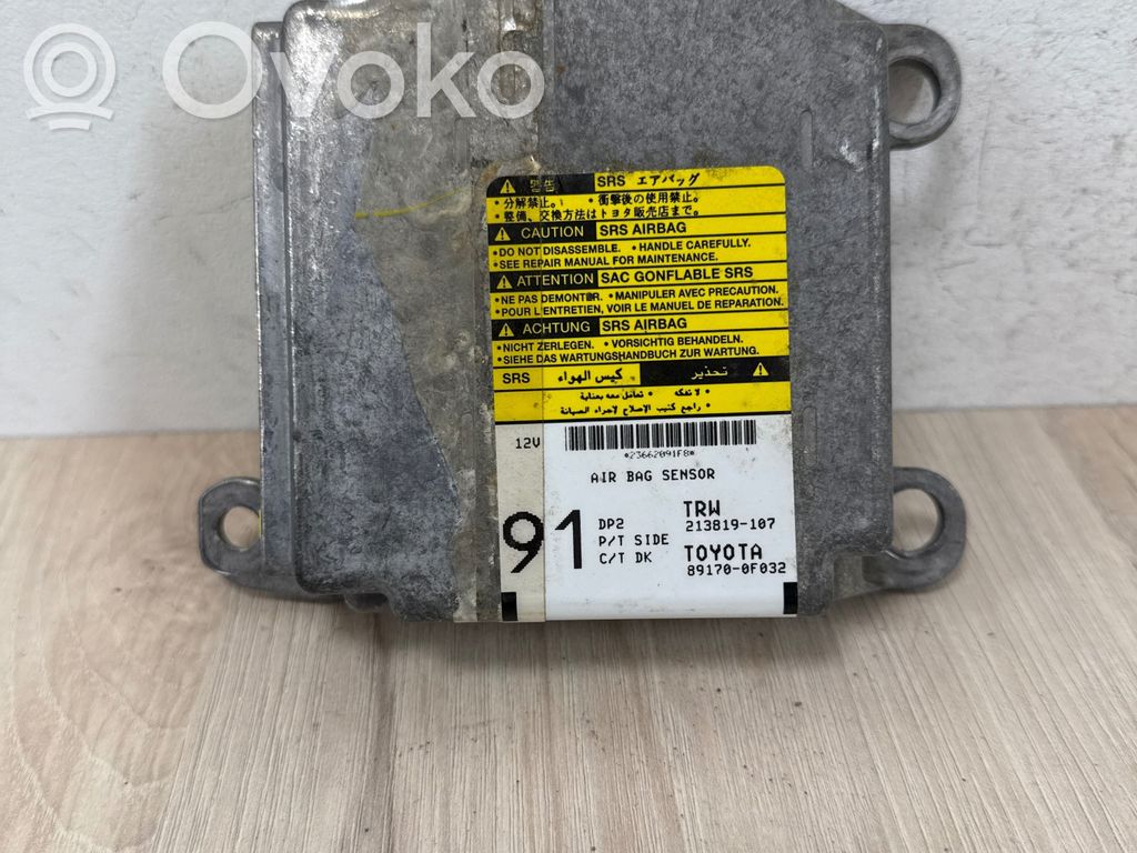 Toyota Corolla Verso AR10 Airbag control unit/module 