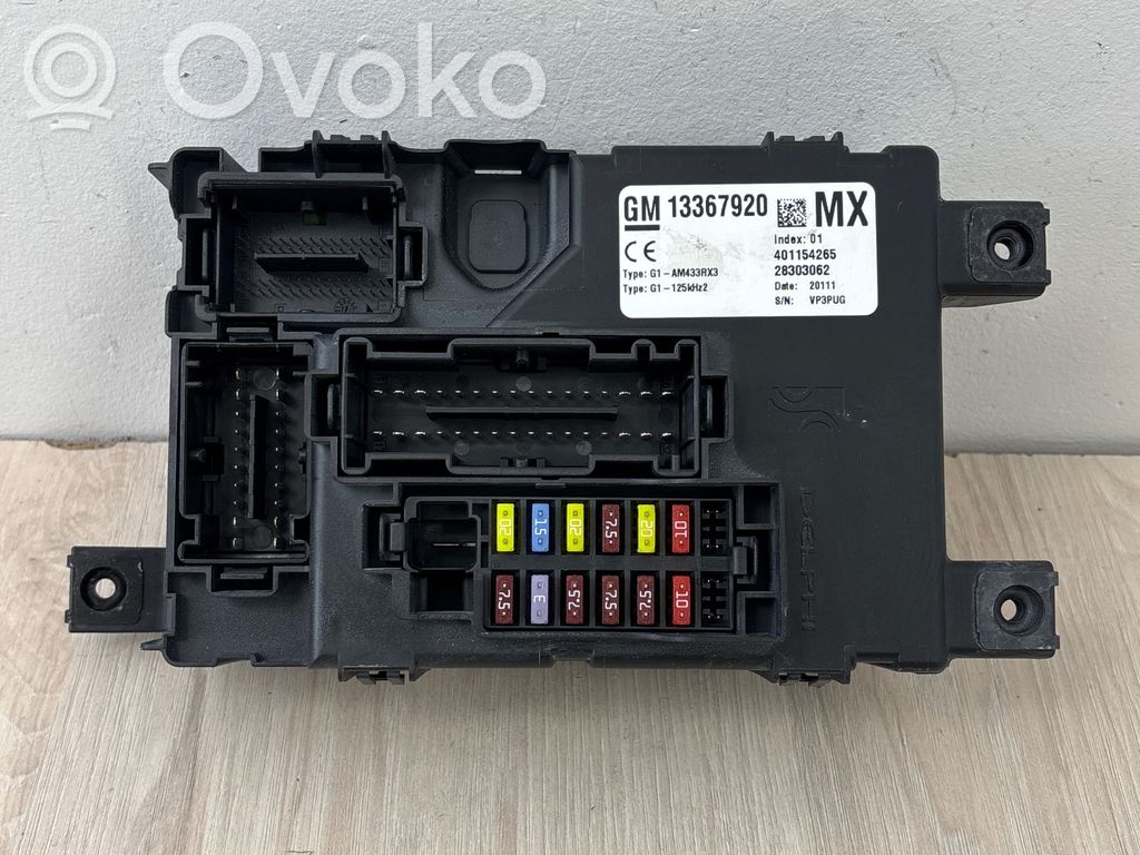 Opel Corsa D Fuse module 