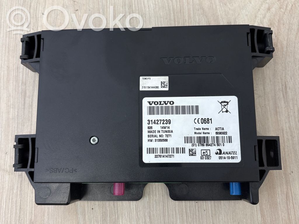 Volvo S80 Other control units/modules 