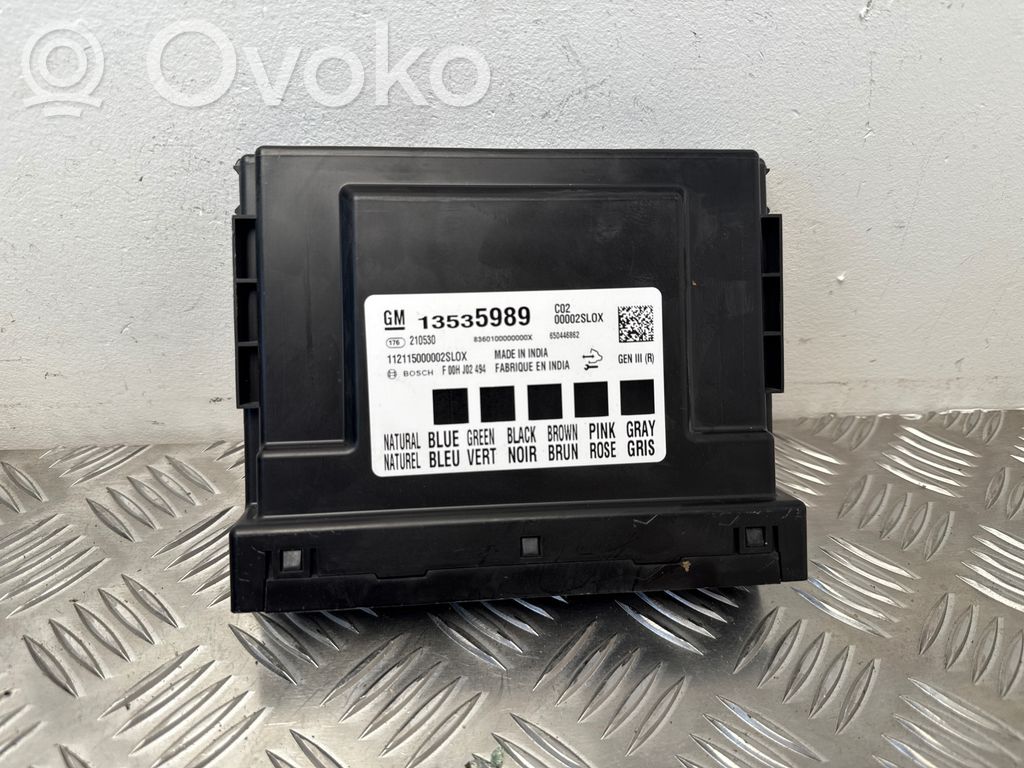 Opel Insignia B Comfort/convenience module 