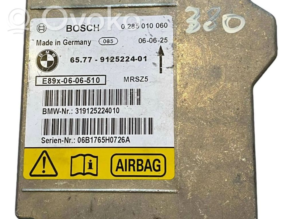 BMW 3 E90 E91 Airbag control unit/module 