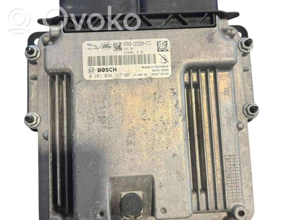Engine control unit/module   0281034747,H7A312C520