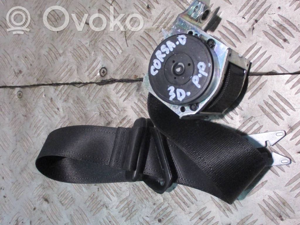 Opel Corsa D Cinturón delantero 