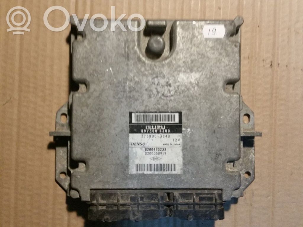 Renault Vel Satis Engine control unit/module 
