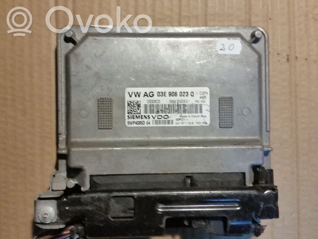 Engine control unit/module   03E906023Q,5WP40853