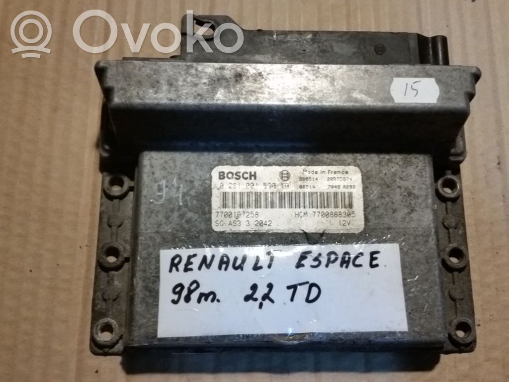 Renault Espace III Unitate/modul de control motor 
