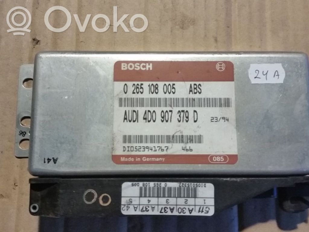 Unidad de control/módulo del ABS   4D0907379D,0265108005
