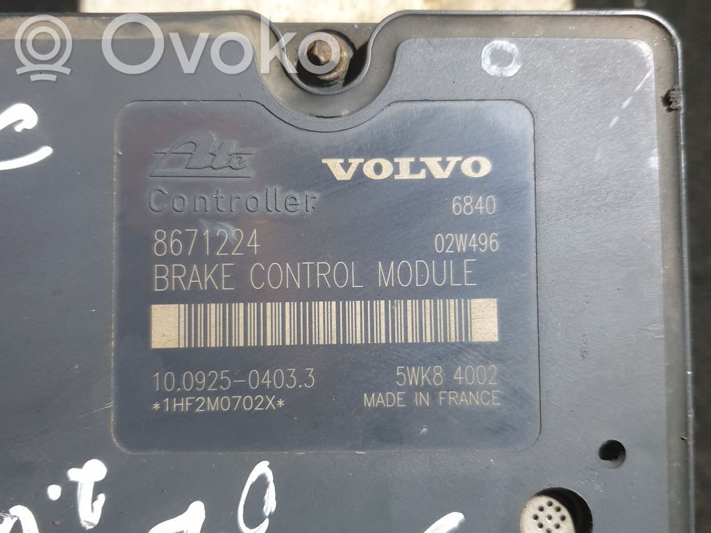 Volvo S60 ABS Blokas 