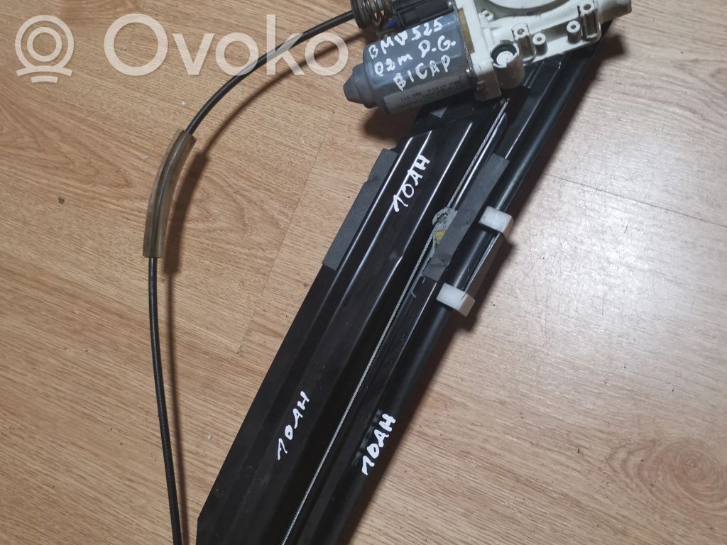 BMW 5 E39 Rear door window regulator with motor 