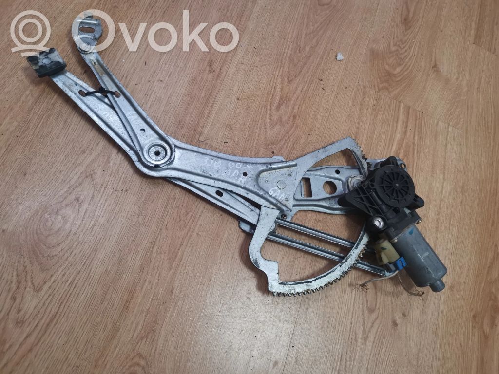 Mercedes-Benz ML W163 Front door window regulator with motor 