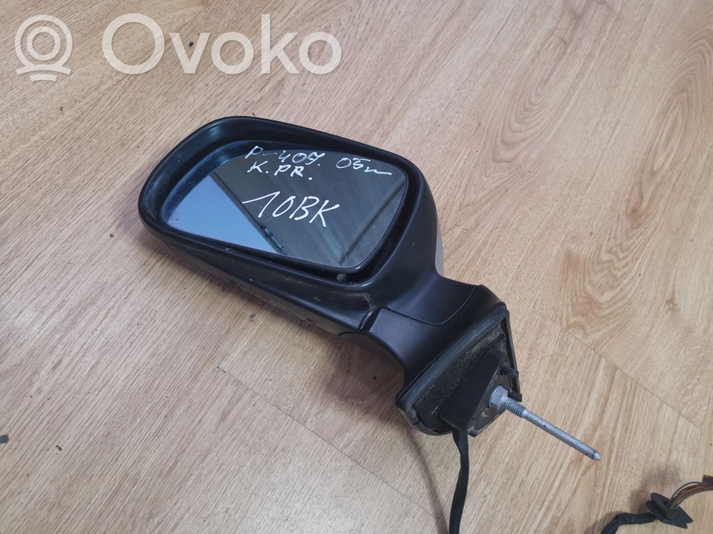 Peugeot 407 Elektryczne lusterko boczne drzwi przednich 
