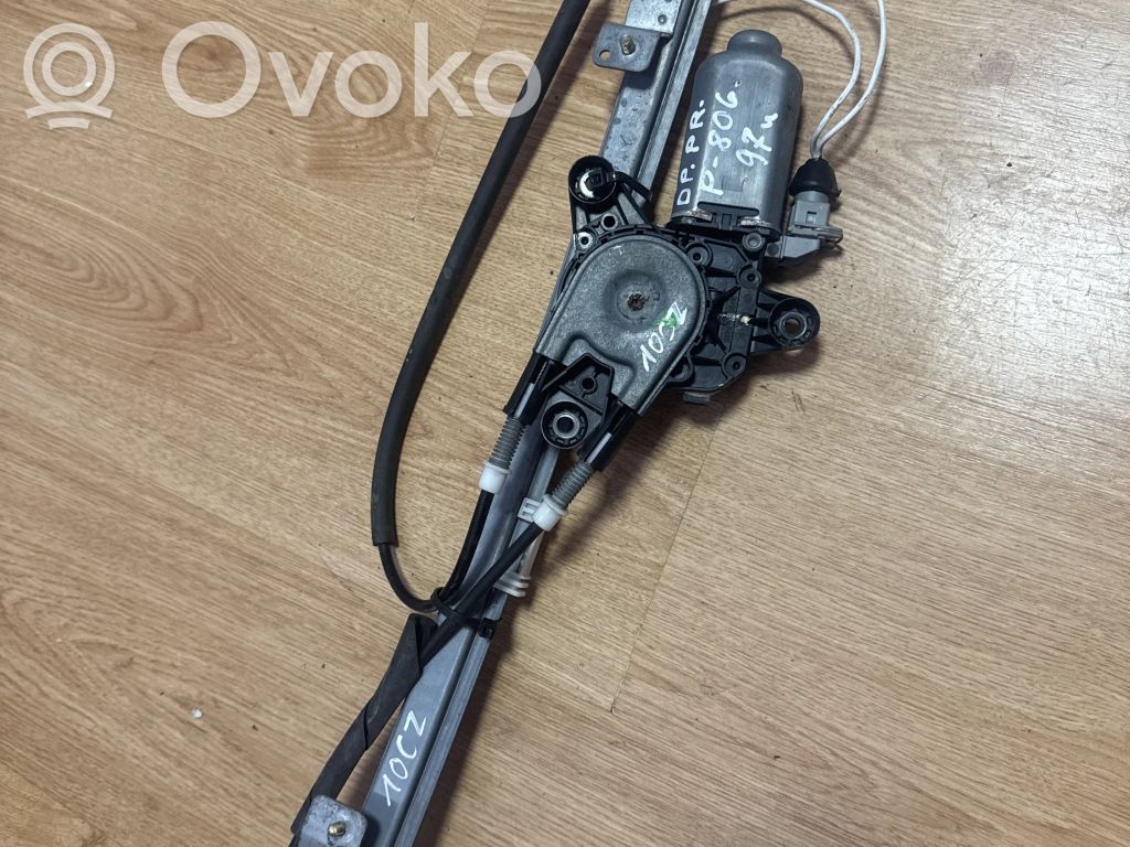 Peugeot 806 Front door window regulator with motor 
