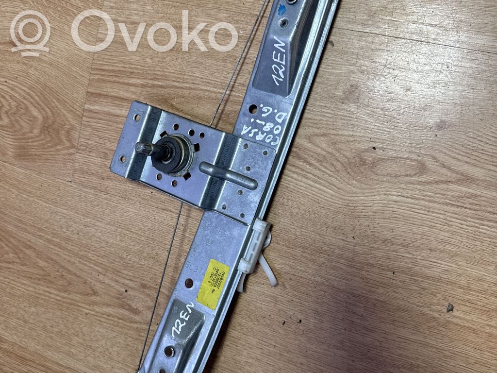 Opel Corsa D Regulador manual de la ventanilla trasera 