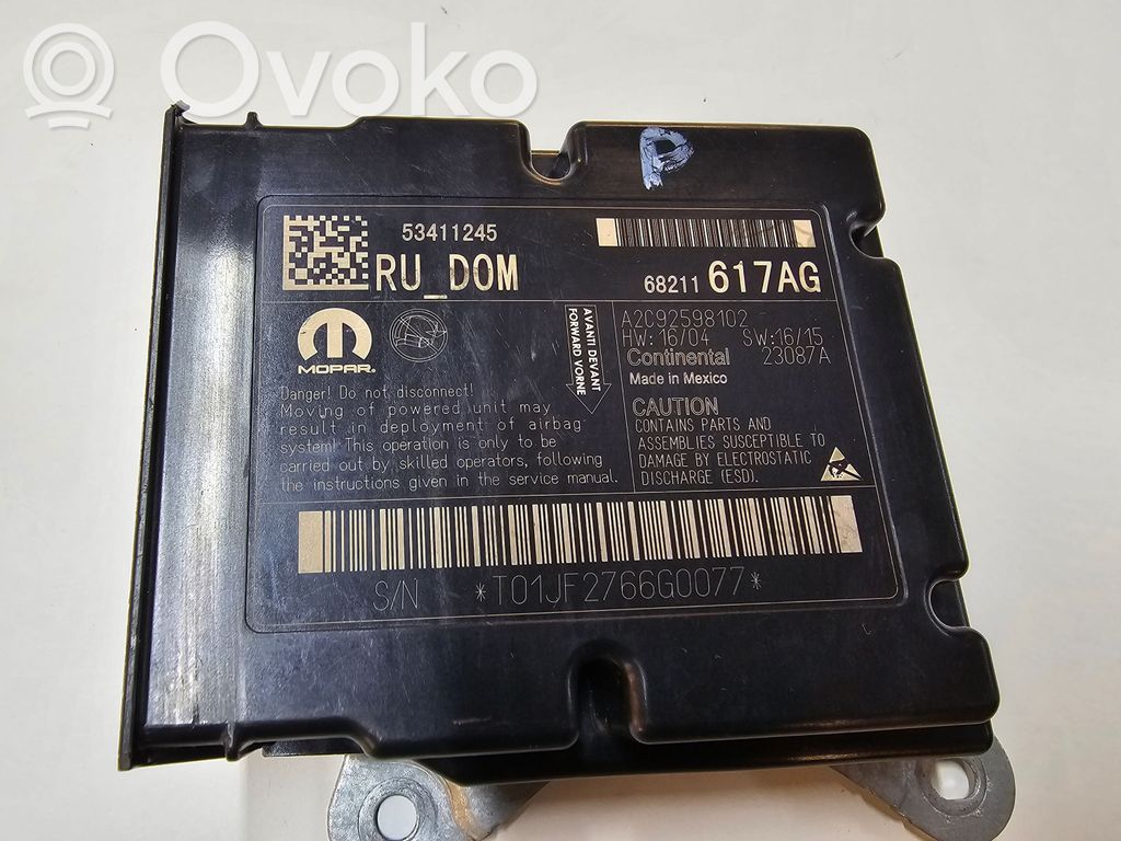 Chrysler Pacifica Airbag control unit/module 