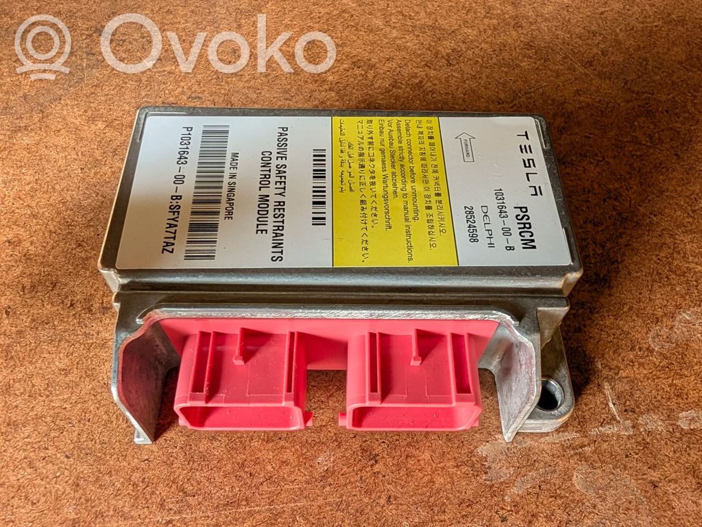 Unidad de control/módulo del Airbag   1031643