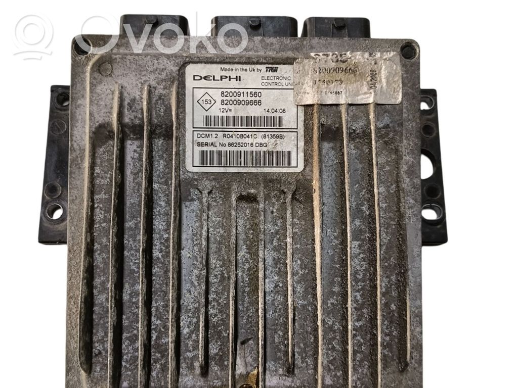 Renault Kangoo II Unitate control motor/modul ECU 