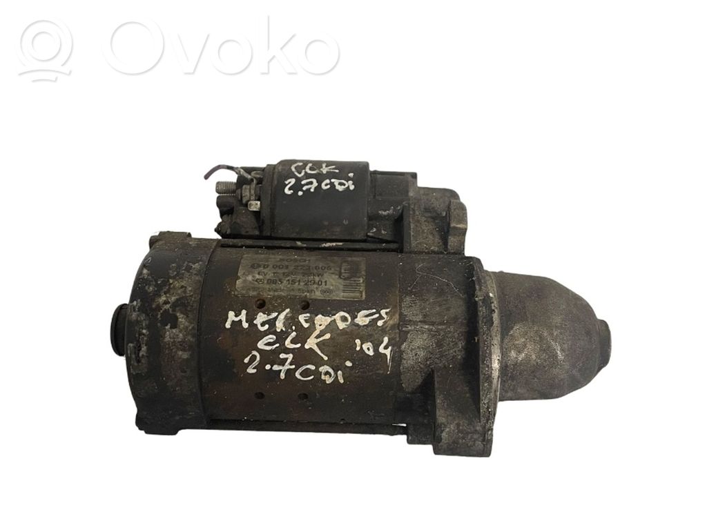 Motor de arranque   0051512901,0001223005