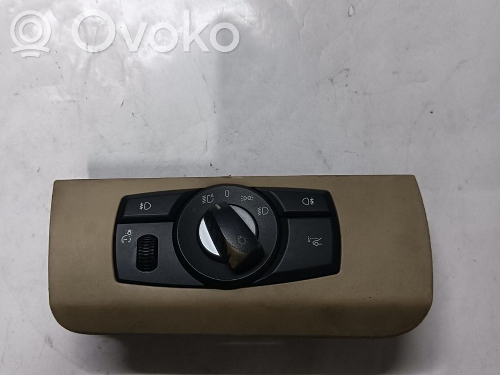 BMW X5 E70 Interruptor de control del panel de luces 