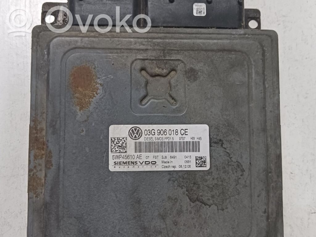 Volkswagen PASSAT B6 Unitate/modul de comandă airbaguri 