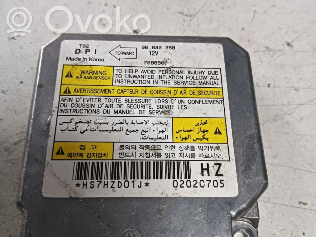 Airbag control unit/module   96830358