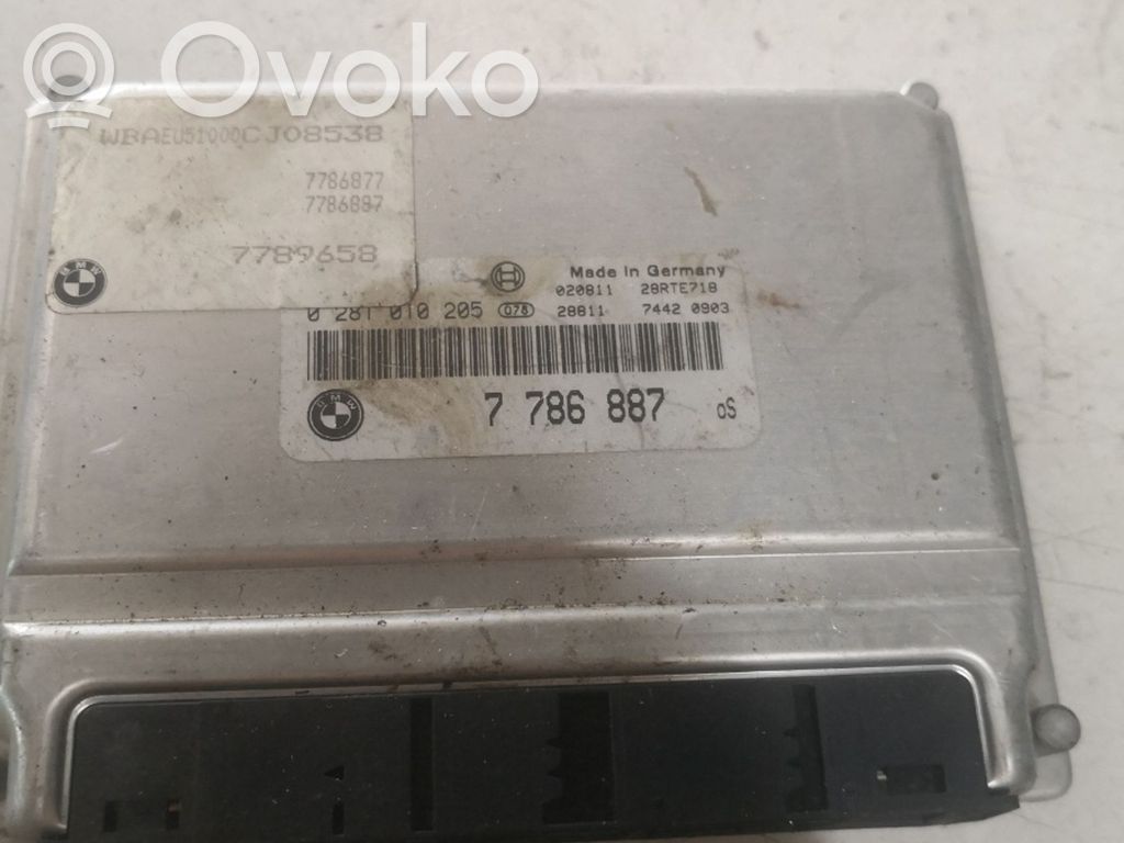 BMW 3 E46 Unitate control motor/modul ECU 