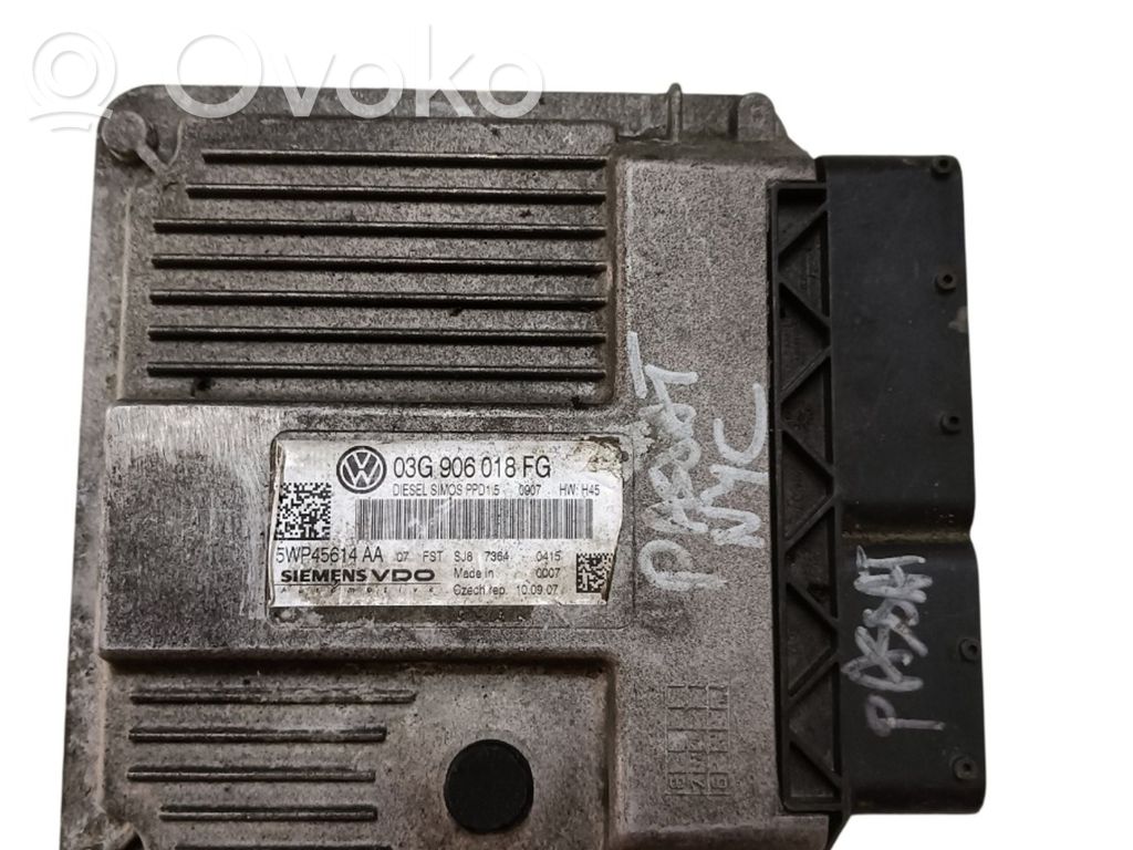 Unité de commande, module ECU de moteur   03G906018FG