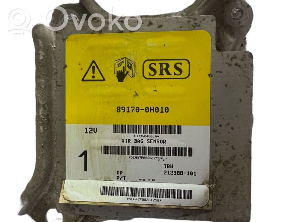 Citroen C1 Airbag control unit/module 