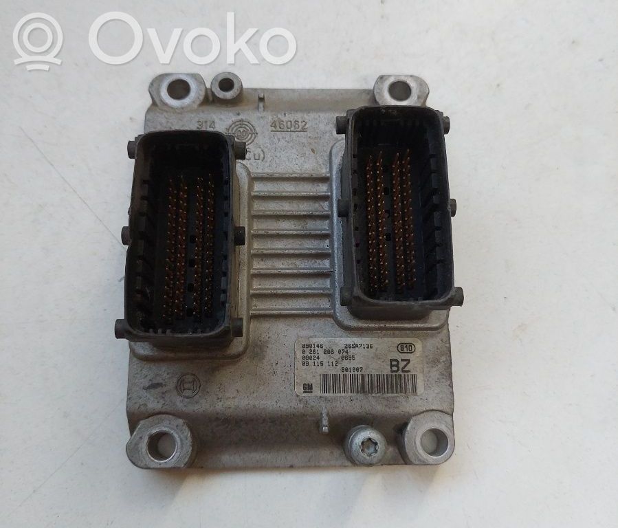 Unidad de control/módulo ECU del motor   0261206074