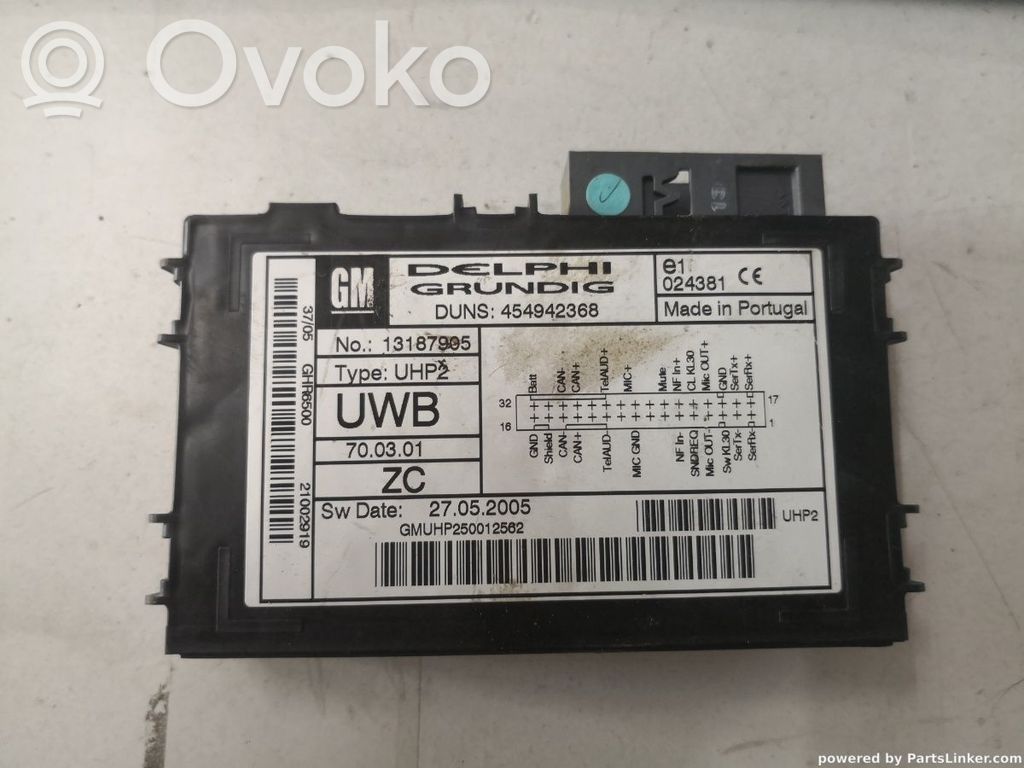 Comfort/convenience module   13187905