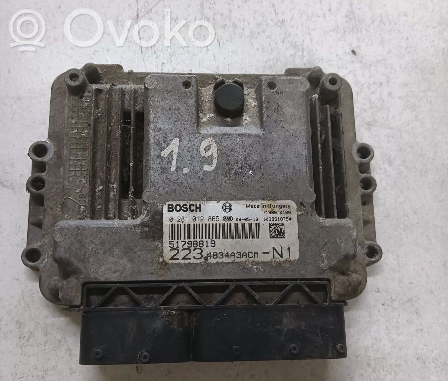 Fiat Doblo Engine control unit/module ECU 