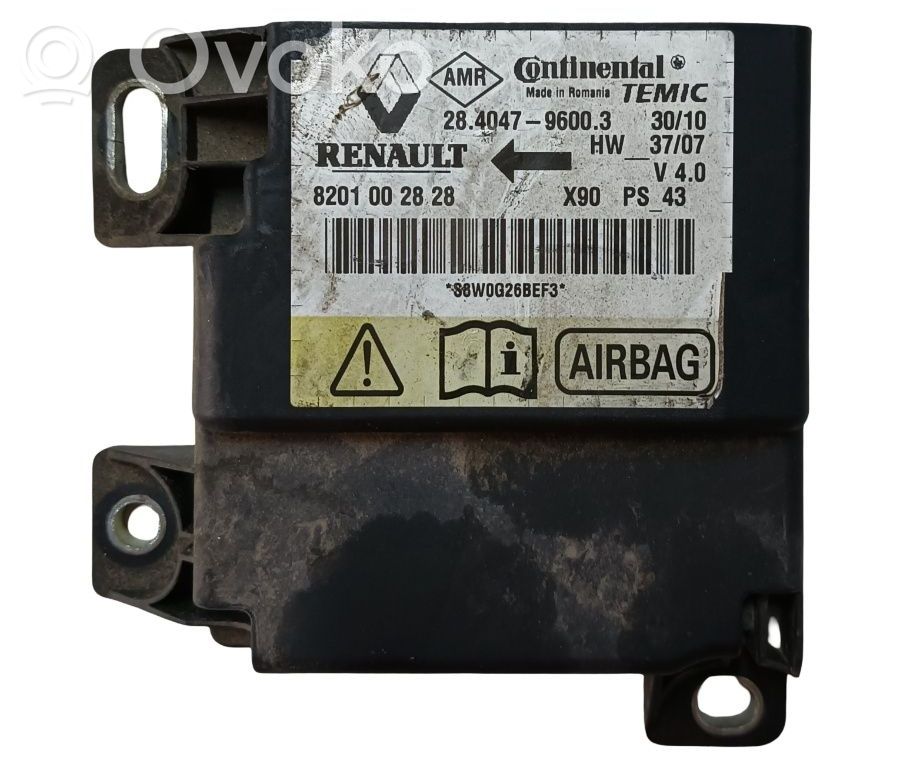 Airbag control unit/module   8201002828