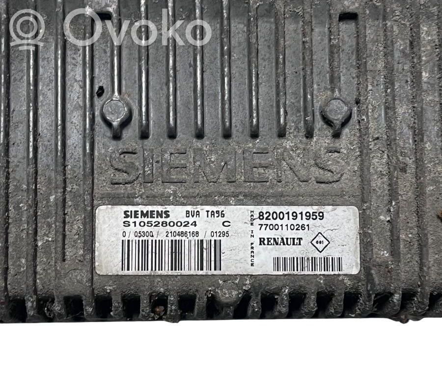 Unidad de control/módulo ECU del motor   8200191959