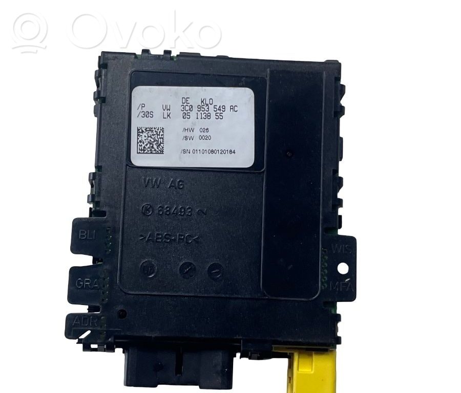 Other control units/modules   3C0953549AC