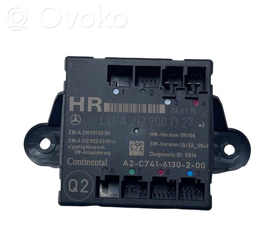 Unité de commande module de porte   A2129001327