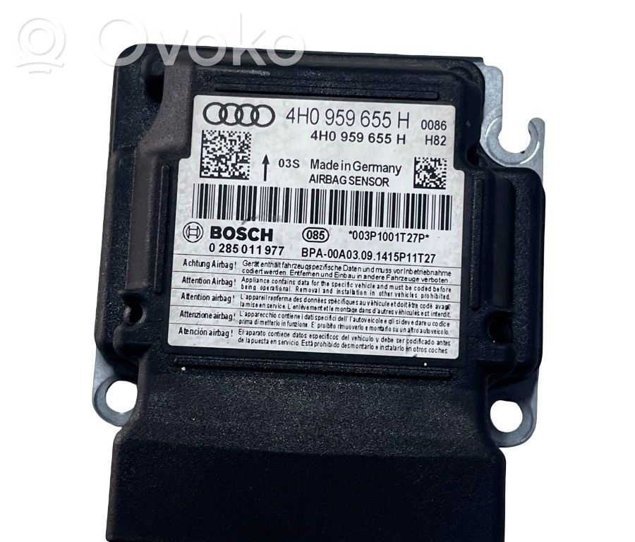 Airbag control unit/module   4H0959655H