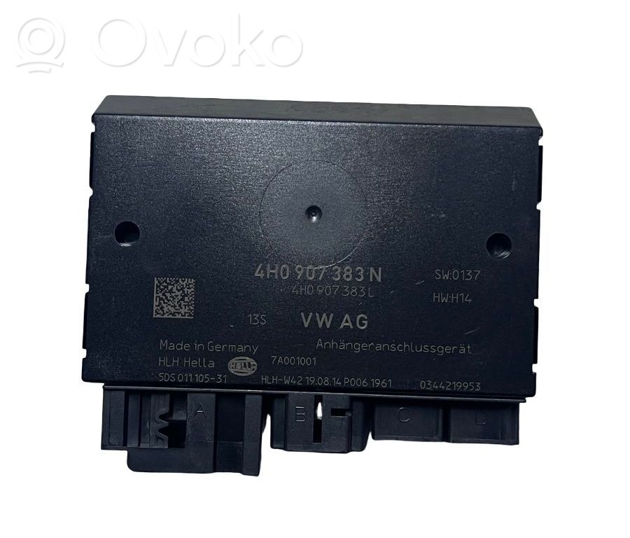 Audi A8 S8 D4 4H Tow bar trailer control unit/module 