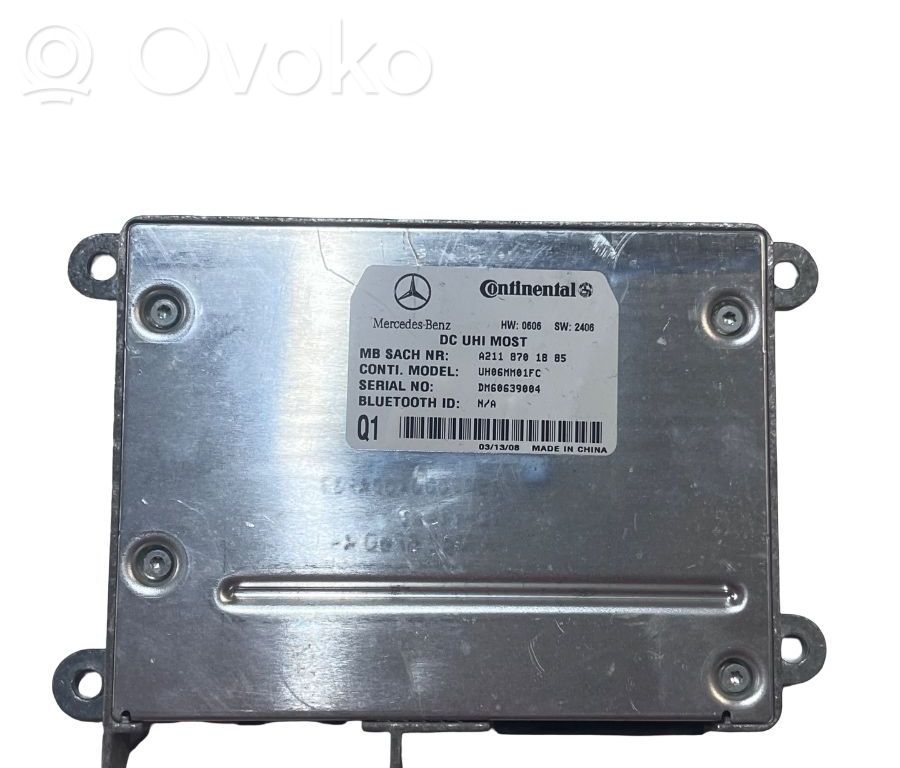 Module unité de contrôle Bluetooth   A2118701885