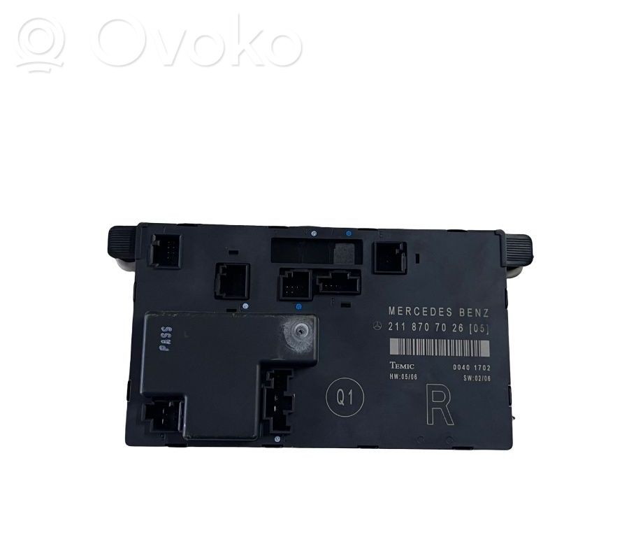 Unité de commande module de porte   2118707026