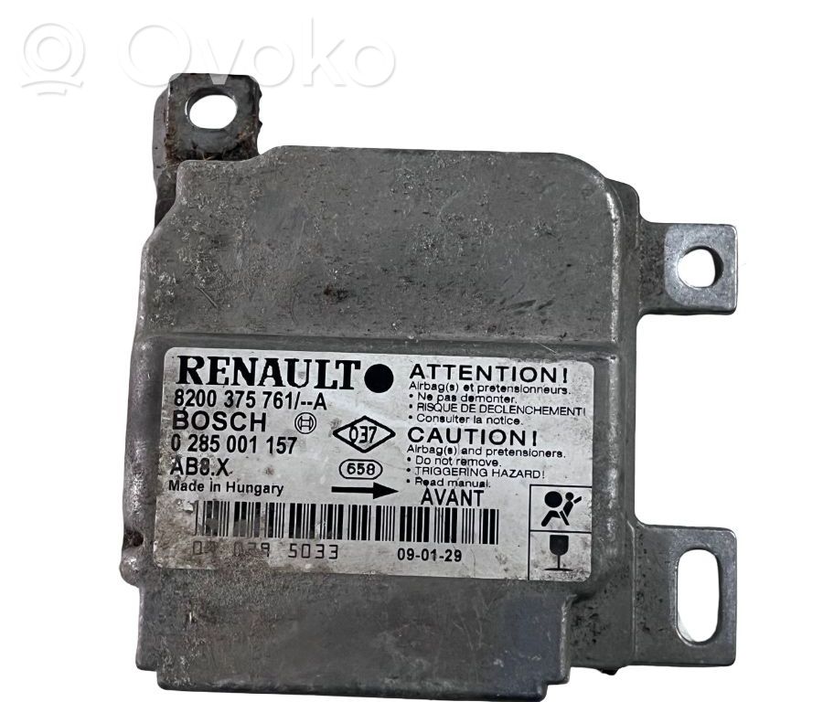 Unidad de control/módulo del Airbag   8200375761