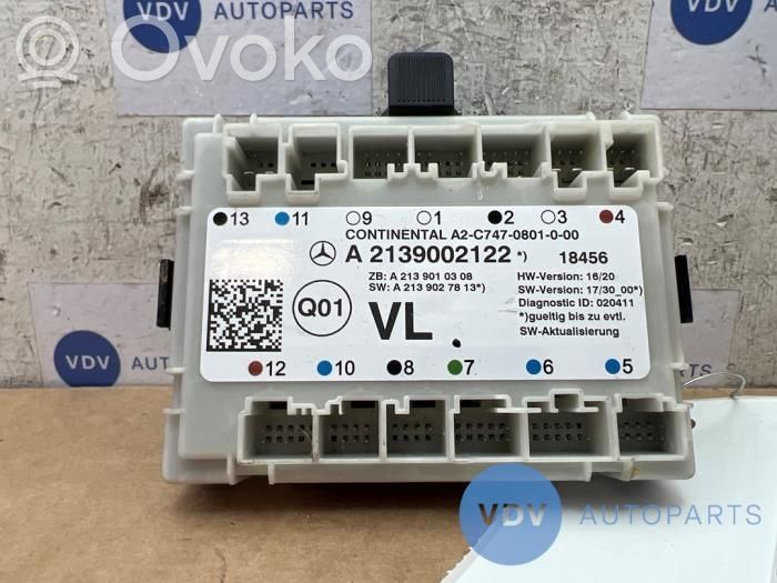 Mercedes-Benz E W213 Unité de commande / module de verrouillage centralisé porte 