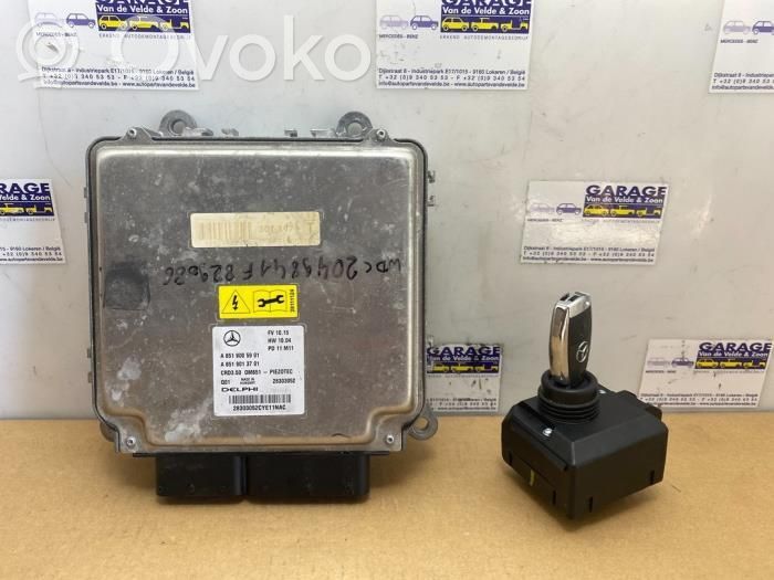 Mercedes-Benz GLK (X204) Engine ECU kit and lock set 
