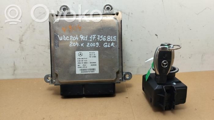 Mercedes-Benz GLK (X204) Engine ECU kit and lock set 